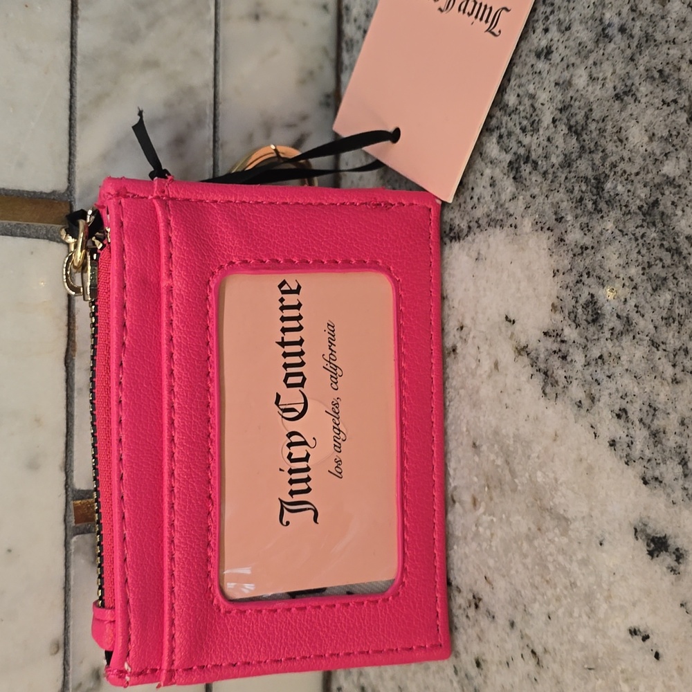 Juicy Couture Pink Wallet with Gold Accents - Picture 2 of 3